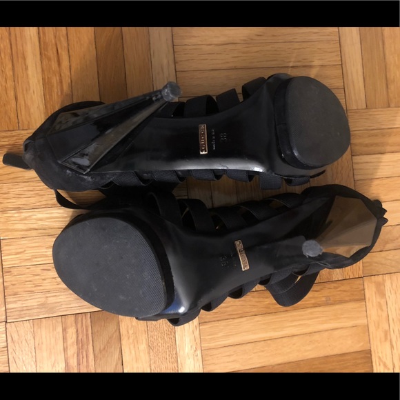 Gucci Isadora Elastic Cage Black Bootie 38 8 - Picture 7 of 8